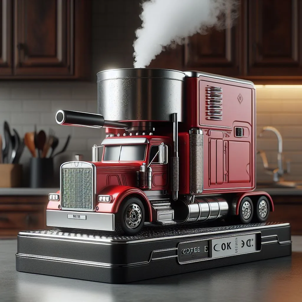 Semi Truck Shaped Coffee Maker: Brewing Boldness on the Road of Flavor
