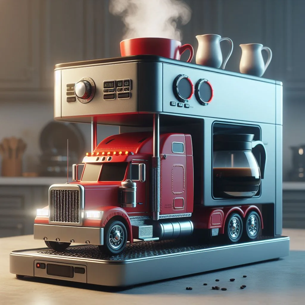 Semi Truck Shaped Coffee Maker: Brewing Boldness on the Road of Flavor