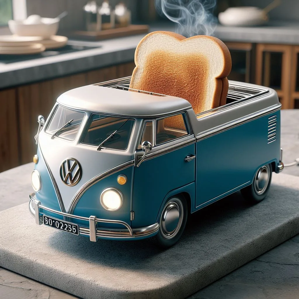 Volkswagen Bus Shaped Toasters: Crafting Timeless Breakfast Joy
