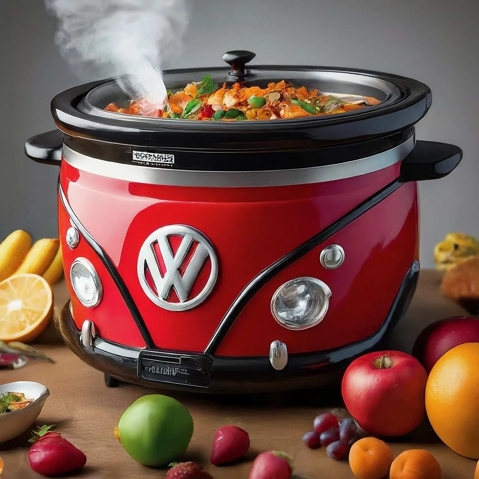 Volkswagen Bus Shaped Slow Cookers: Combining Vintage Charm with Kitchen Innovation