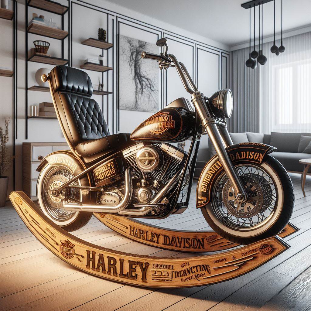 Information about the famous person Harley Davidson Shaped Rocking Chair: Unique Design, Features, and Benefits