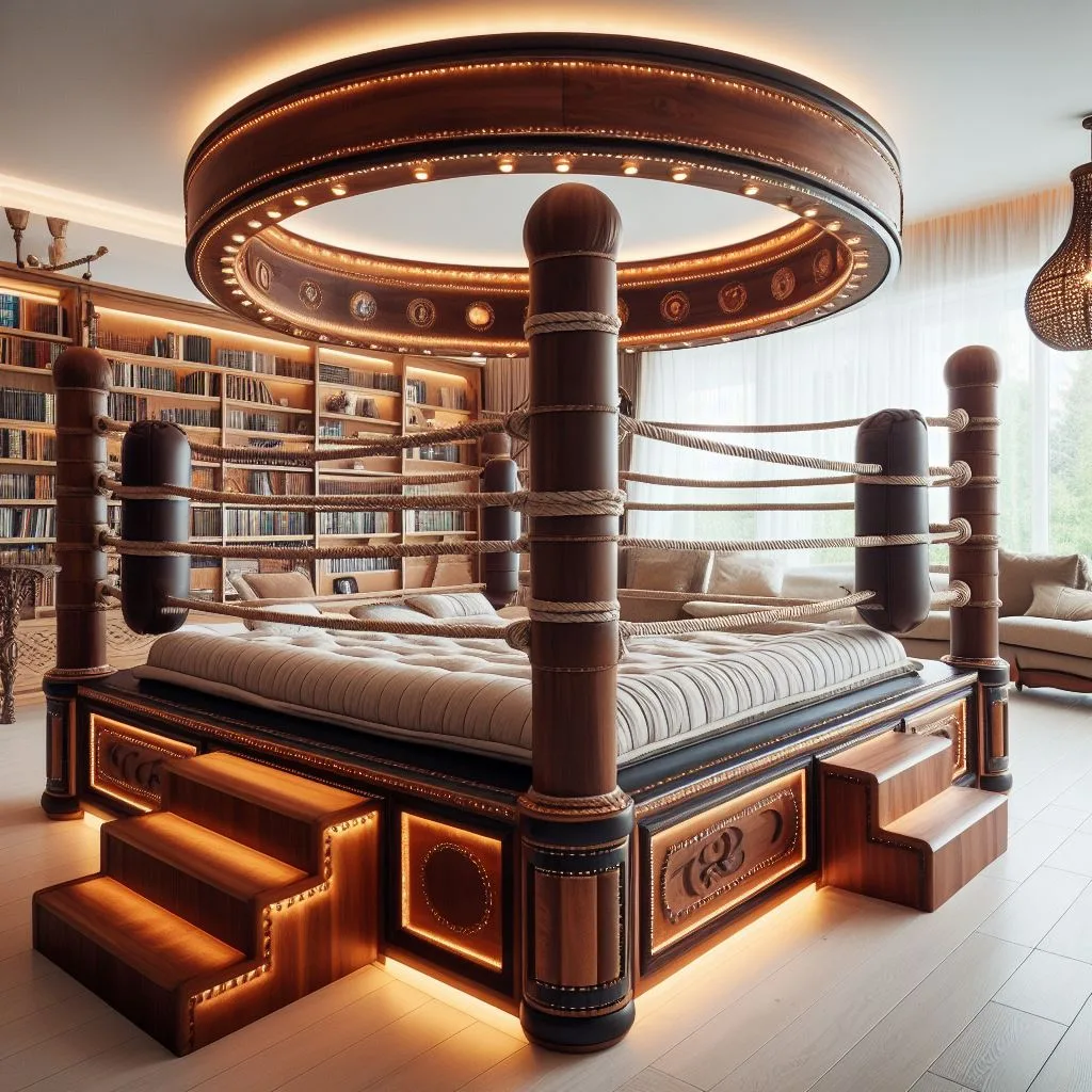 Information about the famous person Indulge in Champion Comfort: The Boxing Ring-Inspired Bed