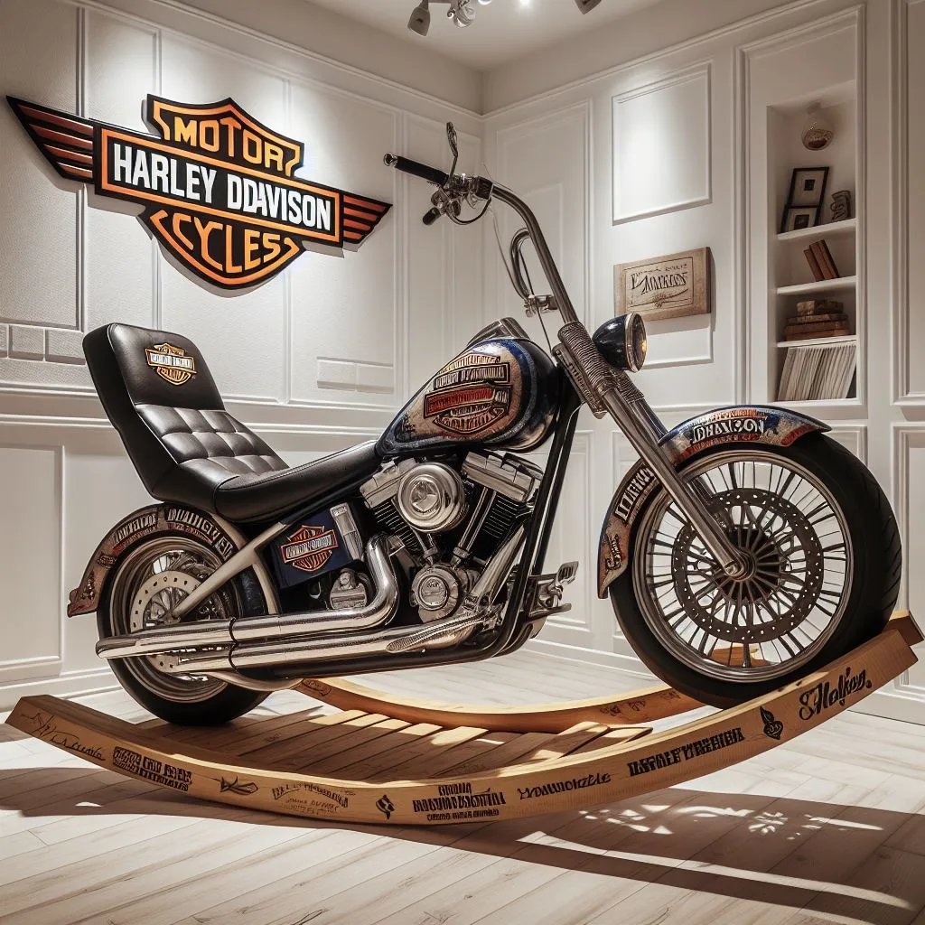 Information about the famous person Harley Davidson Shaped Rocking Chair: Unique Design, Features, and Benefits