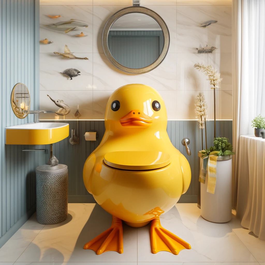 Information about the famous person Unique and fun amenities: Animal-shaped toilets provide a playful bathroom experience