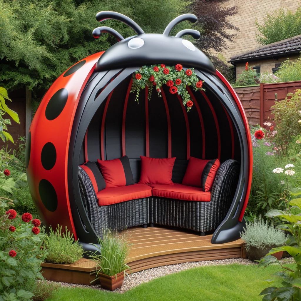 Information about the famous person Nature's Comfort: Insect-Shaped Outdoor Seating for a Whimsical Garden Retreat