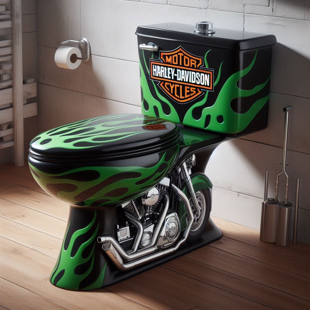 Information about the famous person Harley Davidson Inspired Toilets: A Unique Fusion of Design and Functionality
