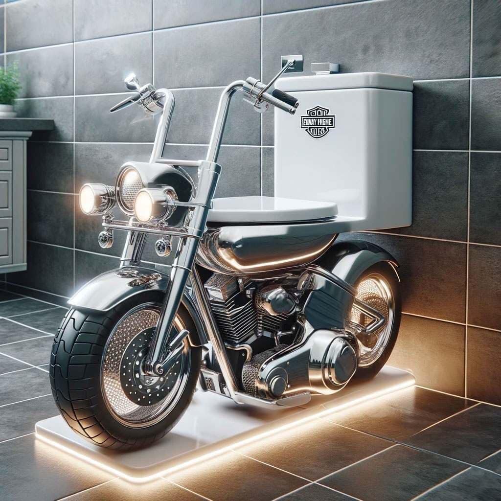 Information about the famous person Harley Davidson Inspired Toilets: A Unique Fusion of Design and Functionality