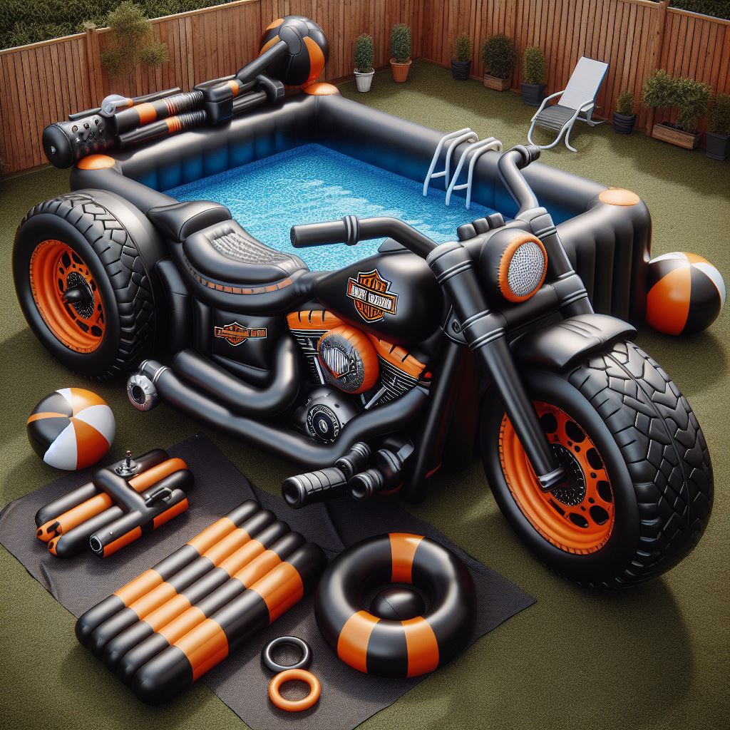 Information about the famous person Rev Up Your Swim: Harley Davidson Motor Pool for a Thrilling Aquatic Experience