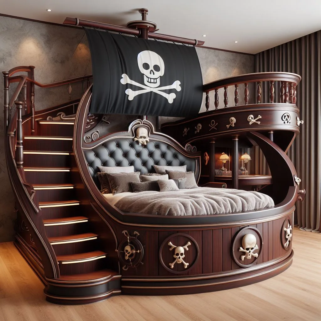 Information about the famous person Adventure Dreams: Pirate Ship Bunk Beds for High Seas Adventures