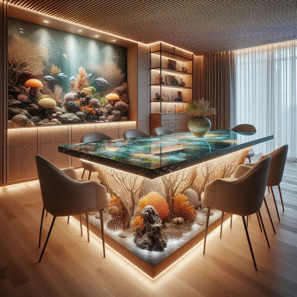 Information about the famous person Aquatic Elegance: Fish Tank Table for a Tranquil and Captivating Living Space