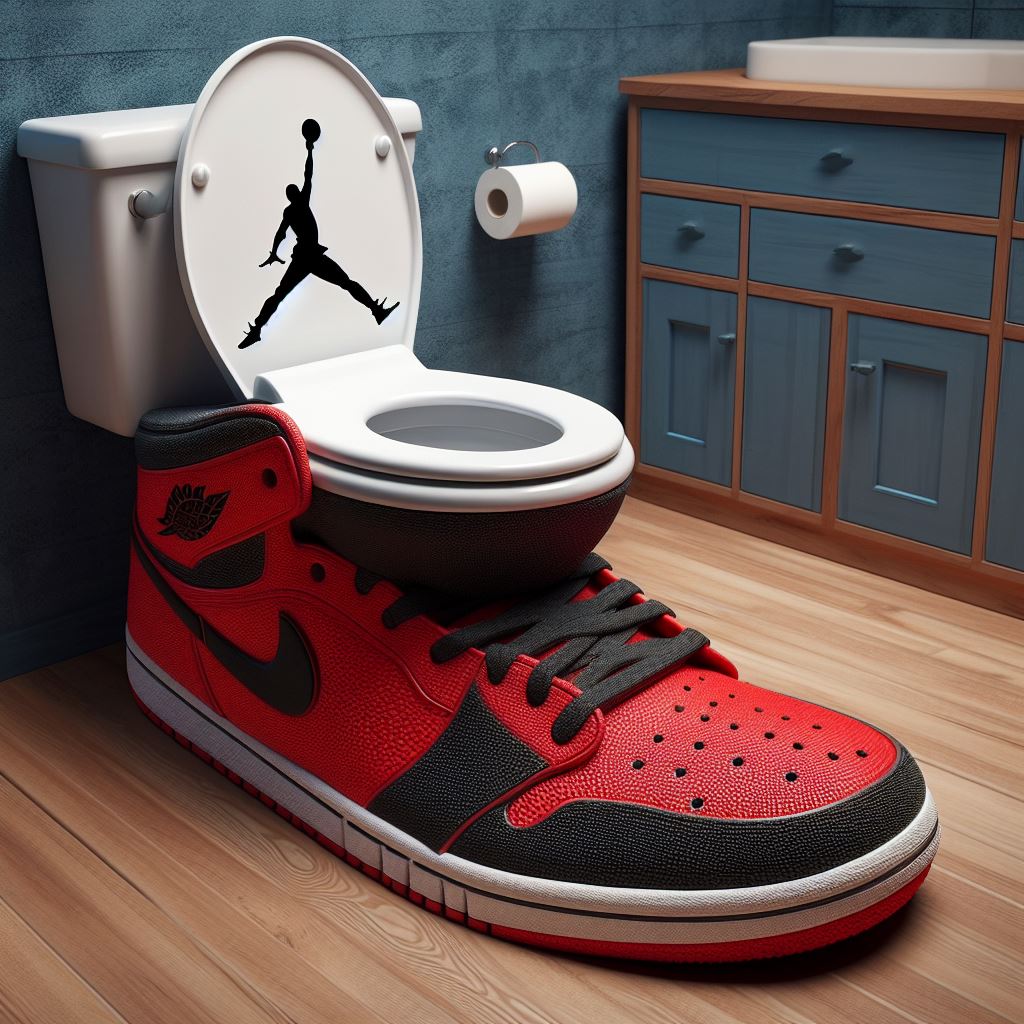 Information about the famous person Flush in Style: Air Jordan Shoe-Shaped Toilets for Sneaker Enthusiasts