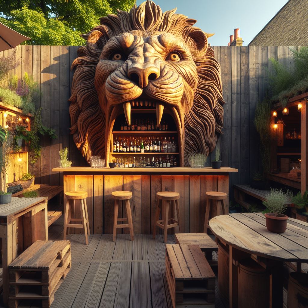 Information about the famous person Wild Elegance: A Bar Adorned with Majestic Animal Sculptures