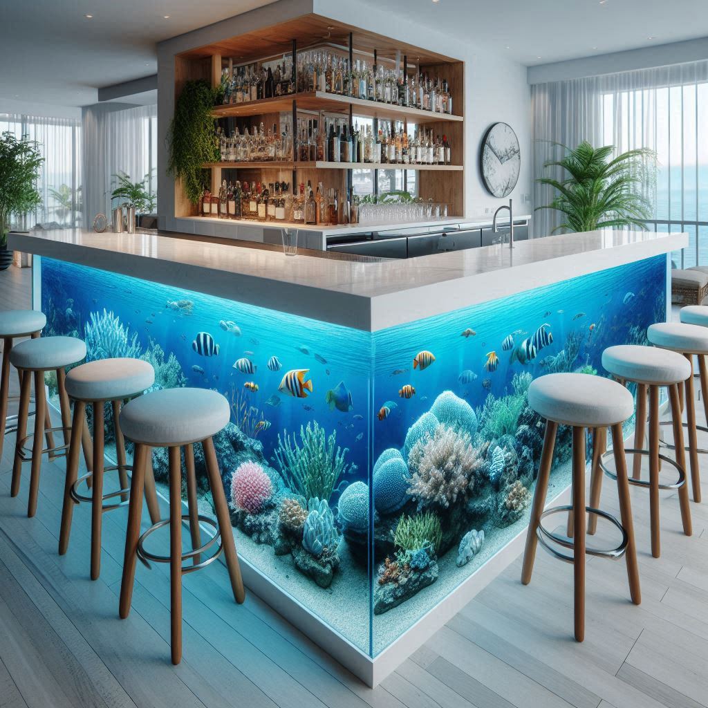 Information about the famous person Underwater Elegance: The Aquarium Bar for a Unique and Captivating Experience