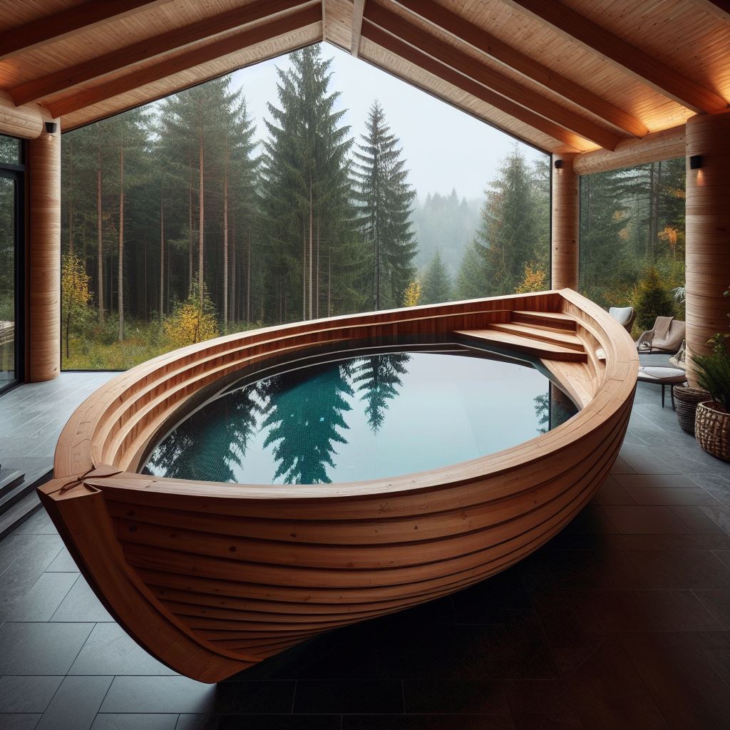 Information about the famous person The joy of relaxation: Boat-shaped swimming pool for a relaxing experience in your backyard