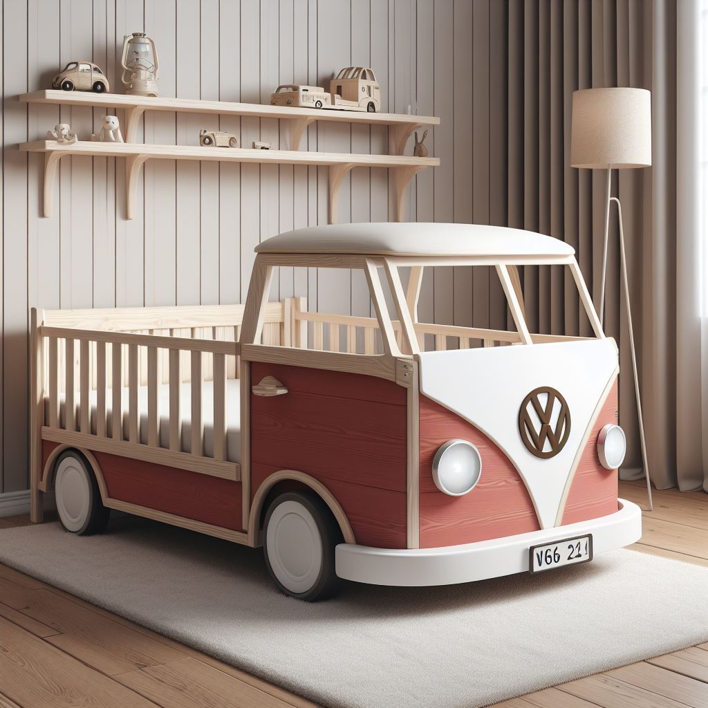 Information about the famous person Classic Dreams: Volkswagen Bus Baby Crib for your little explorer
