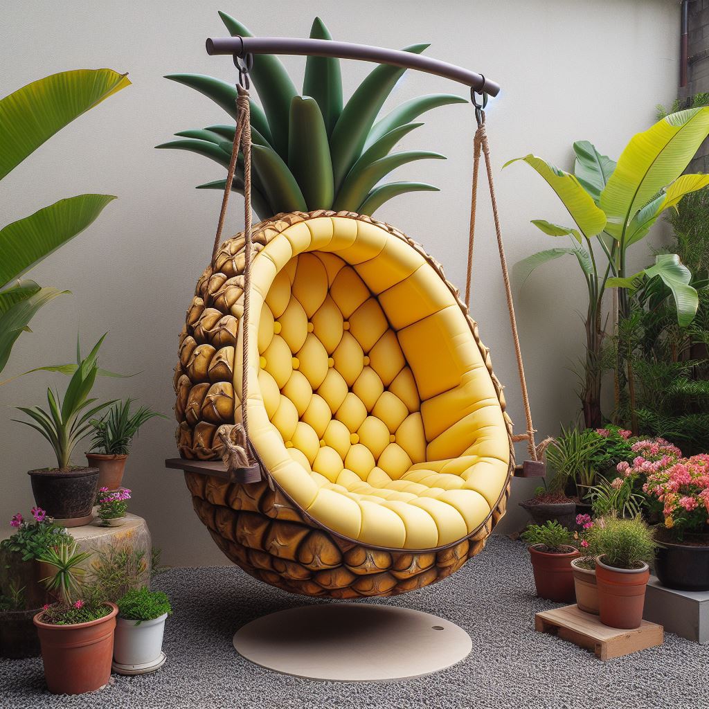Information about the famous person The joy of relaxation: Fruit-shaped chairs for a fun and fresh outdoor experience
