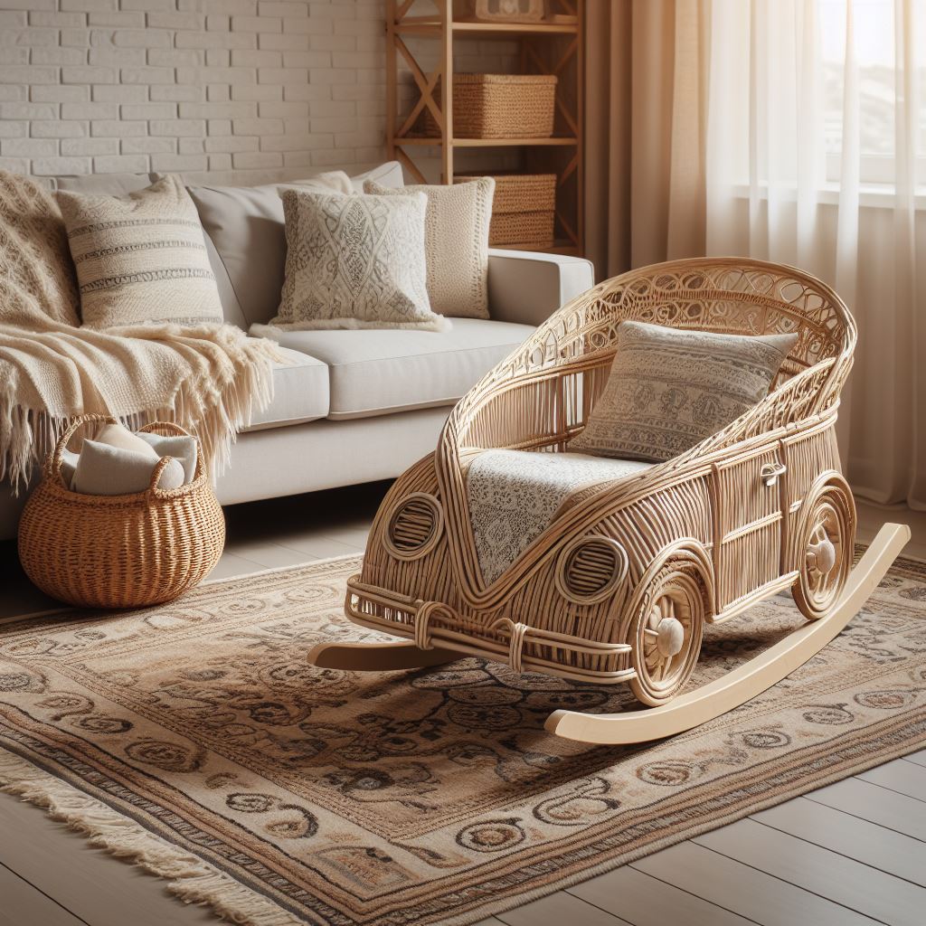Information about the famous person Classic style: Volkswagen car-shaped rocking chair for a nostalgic relaxation experience