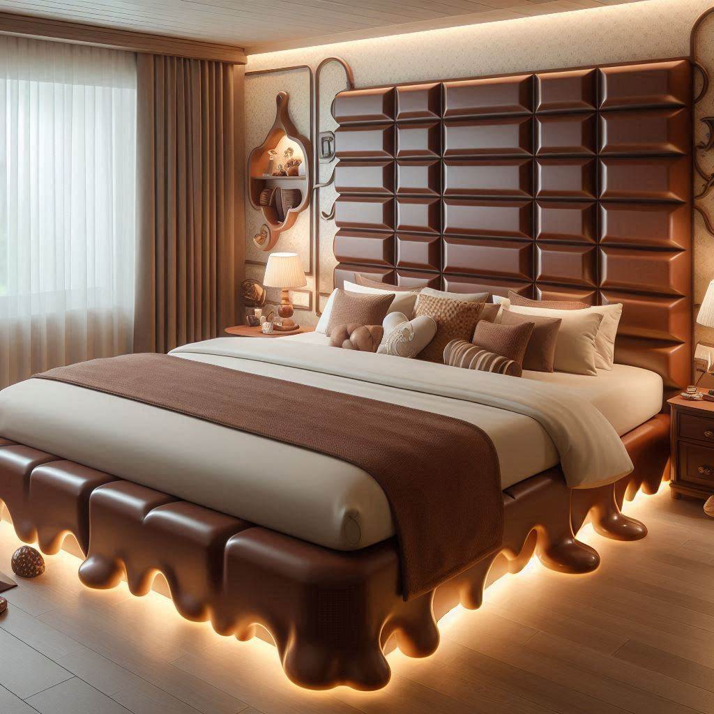 Information about the famous person Indulge in sweet dreams with a chocolate-inspired bed: Perfect for sweet lovers
