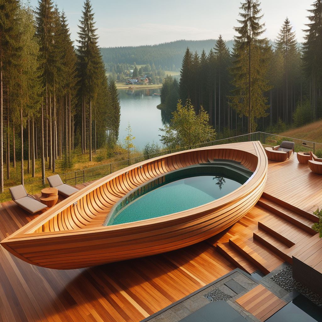 Information about the famous person The joy of relaxation: Boat-shaped swimming pool for a relaxing experience in your backyard
