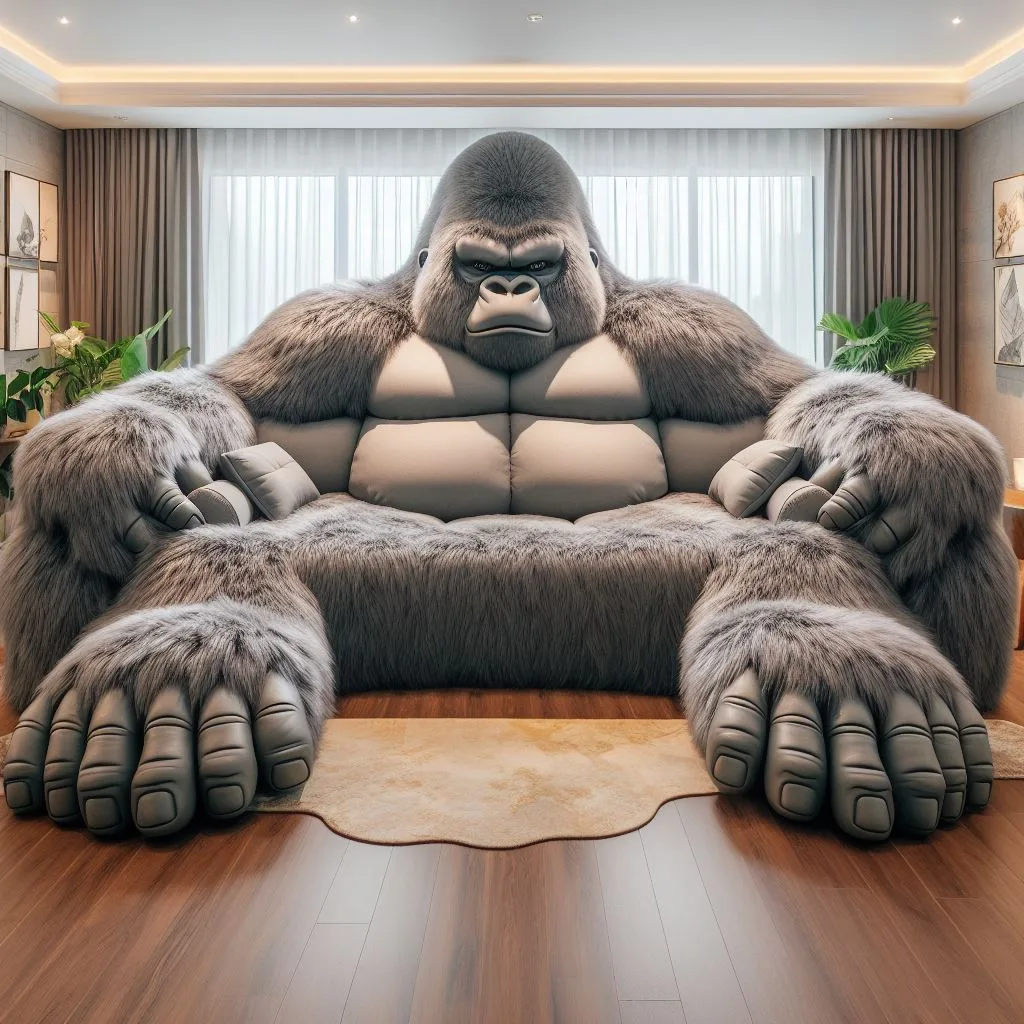 Information about the famous person Wild Comfort: Unleash Adventure with a Gorilla-Shaped Sofa