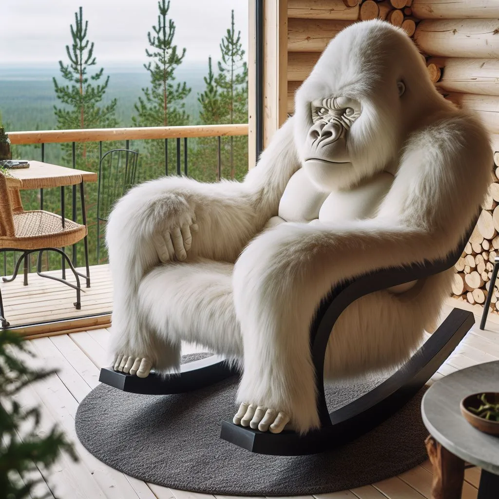 Information about the famous person Whimsical Comfort: Giant Animal-Shaped Rocking Chairs for Playful Relaxation