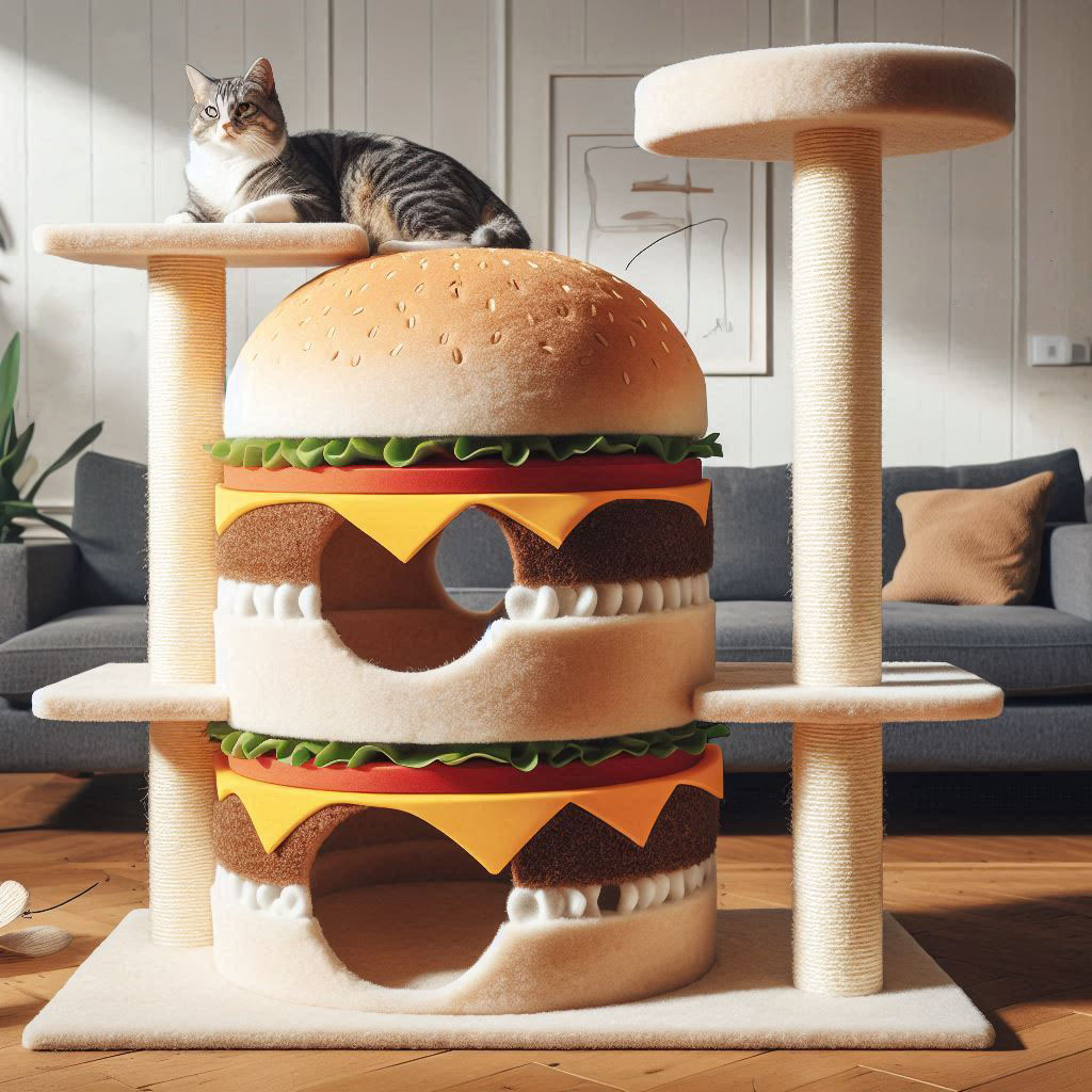 Information about the famous person Delight Your Feline Friend with Food Shaped Cat Towers: Fun and Functional Cat Furniture