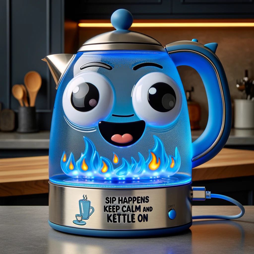 Information about the famous person Boil with originality: A kettle with a slogan to inspire your day