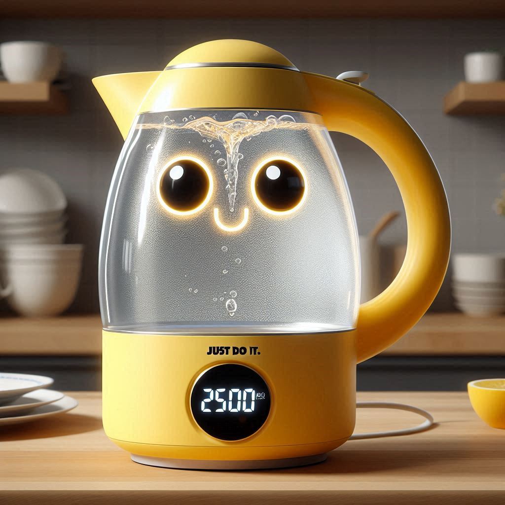 Information about the famous person Boil with originality: A kettle with a slogan to inspire your day