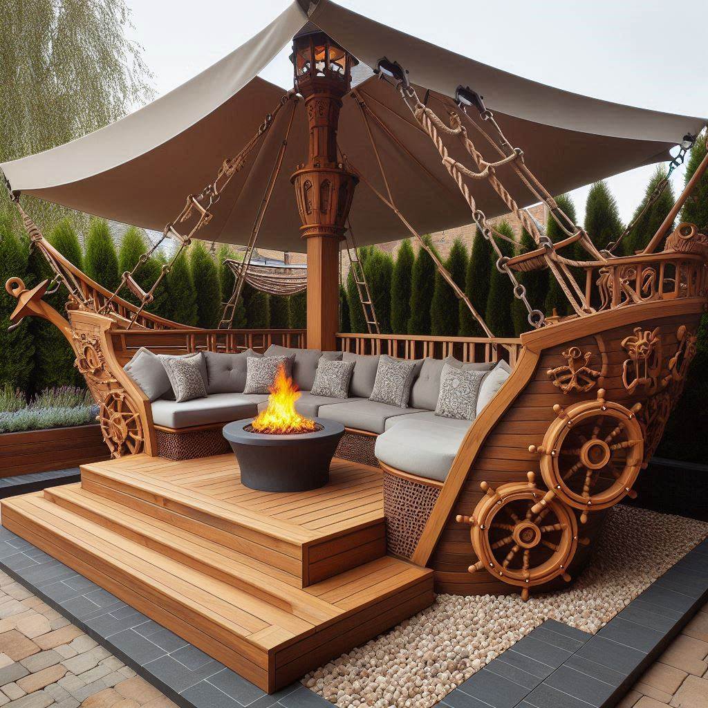 Information about the famous person Set Sail in Style: Enhance Your Patio with a Pirate Ship Outdoor Conversation Sofa