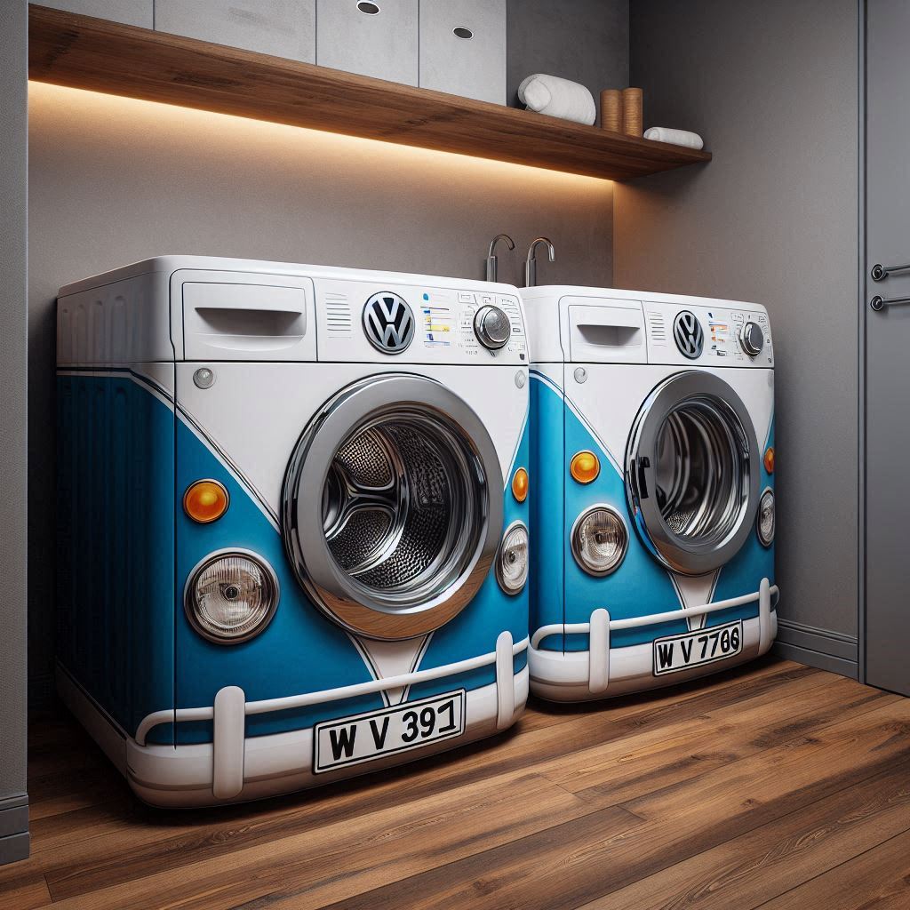 Information about the famous person Retro Meets Function with Volkswagen Bus Washer Dryer Sets: Stylish Laundry Solutions