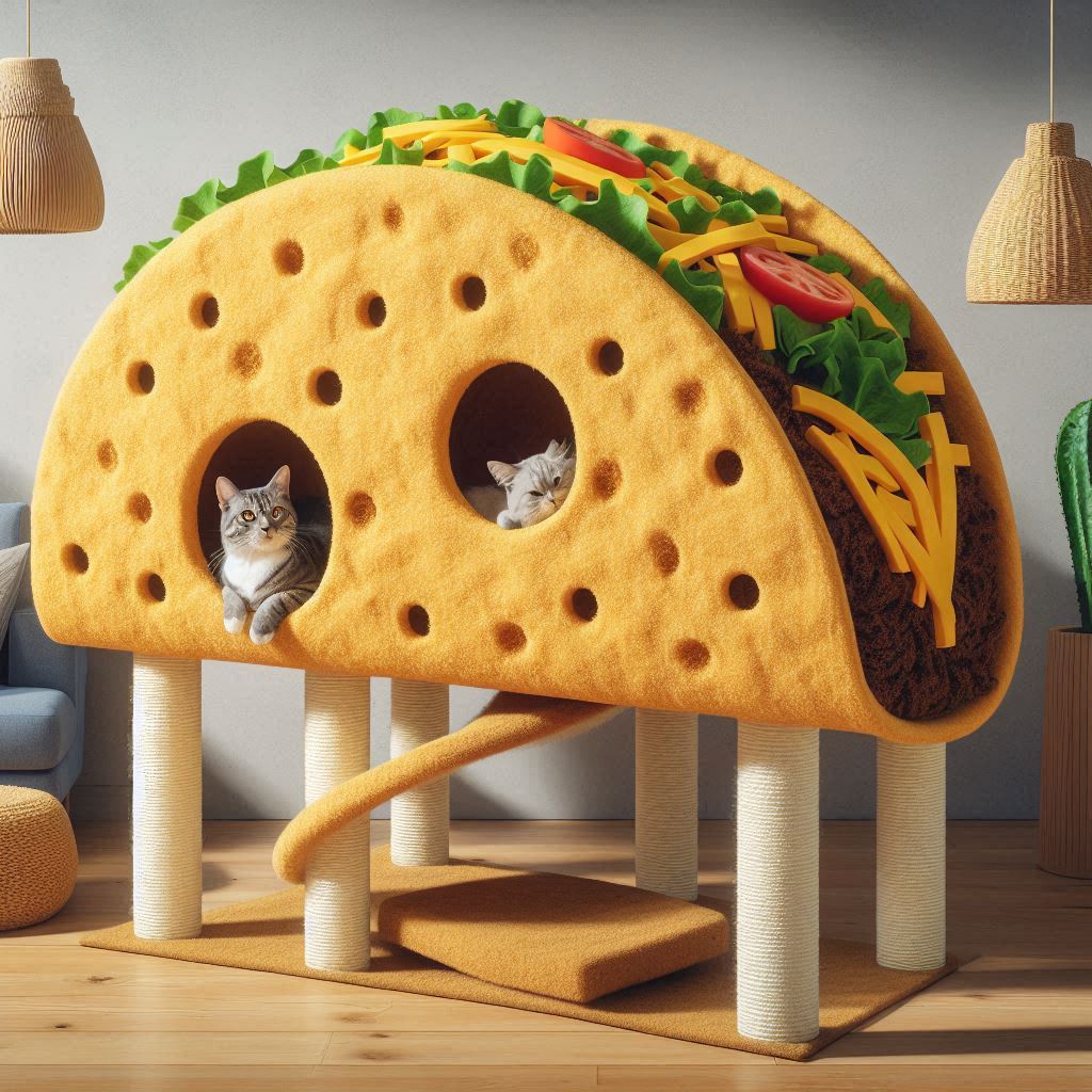 Information about the famous person Delight Your Feline Friend with Food Shaped Cat Towers: Fun and Functional Cat Furniture