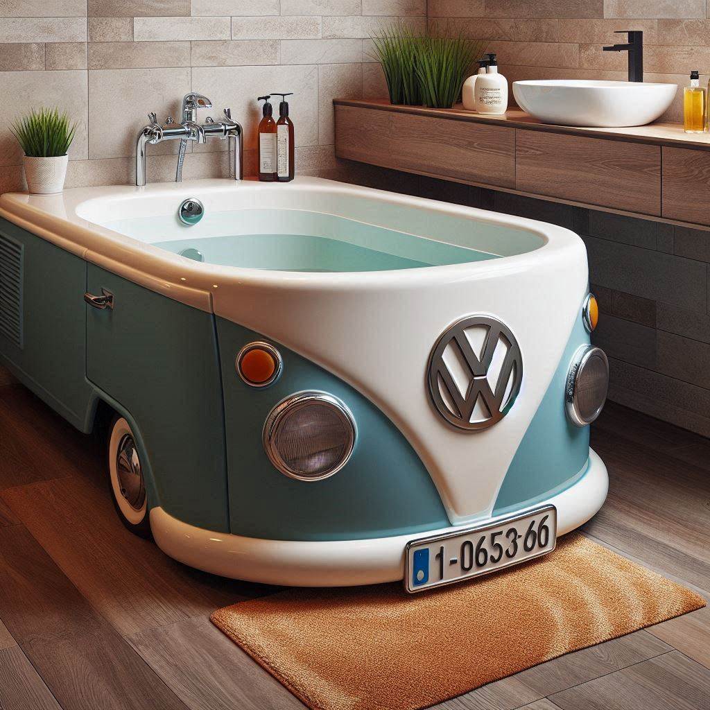 Information about the famous person Transform Your Bathroom with a Volkswagen Bus Shaped Bathtub: Retro Charm Meets Modern Luxury