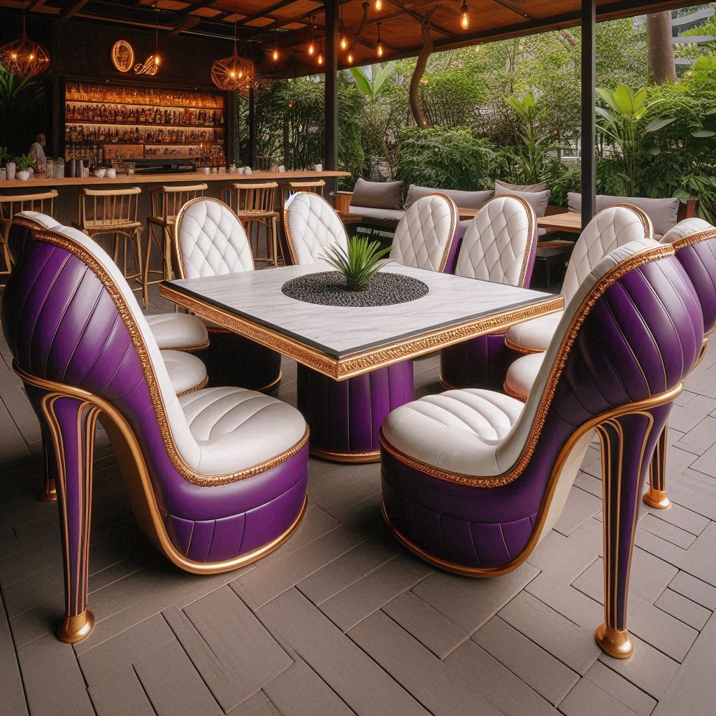 Information about the famous person High Heels-Shaped Patio Set: Chic and Unique Outdoor Decor