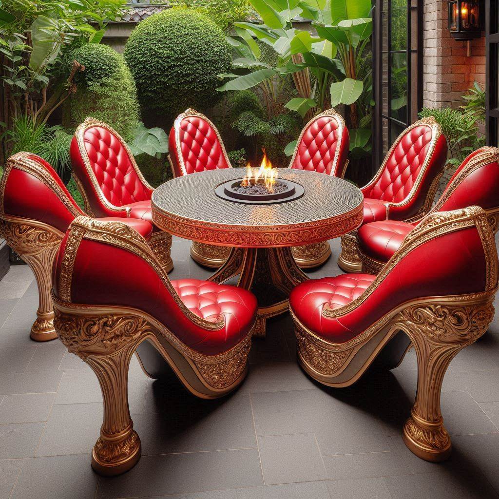 Information about the famous person High Heels-Shaped Patio Set: Chic and Unique Outdoor Decor