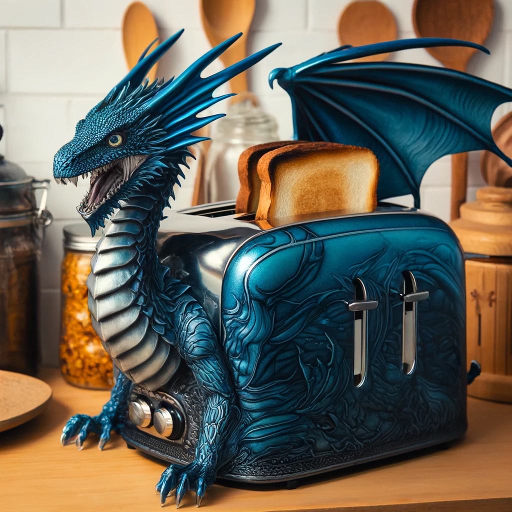 Information about the famous person Release the heat: Transform your unique kitchen with this dragon shaped toaster