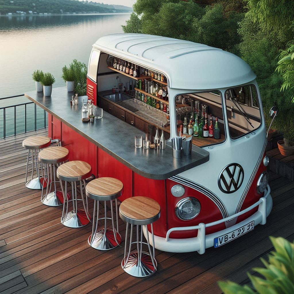 Information about the famous person Transform Your Backyard with a Volkswagen Bus Outdoor Bar: Ultimate Retro Vibes and Functionality