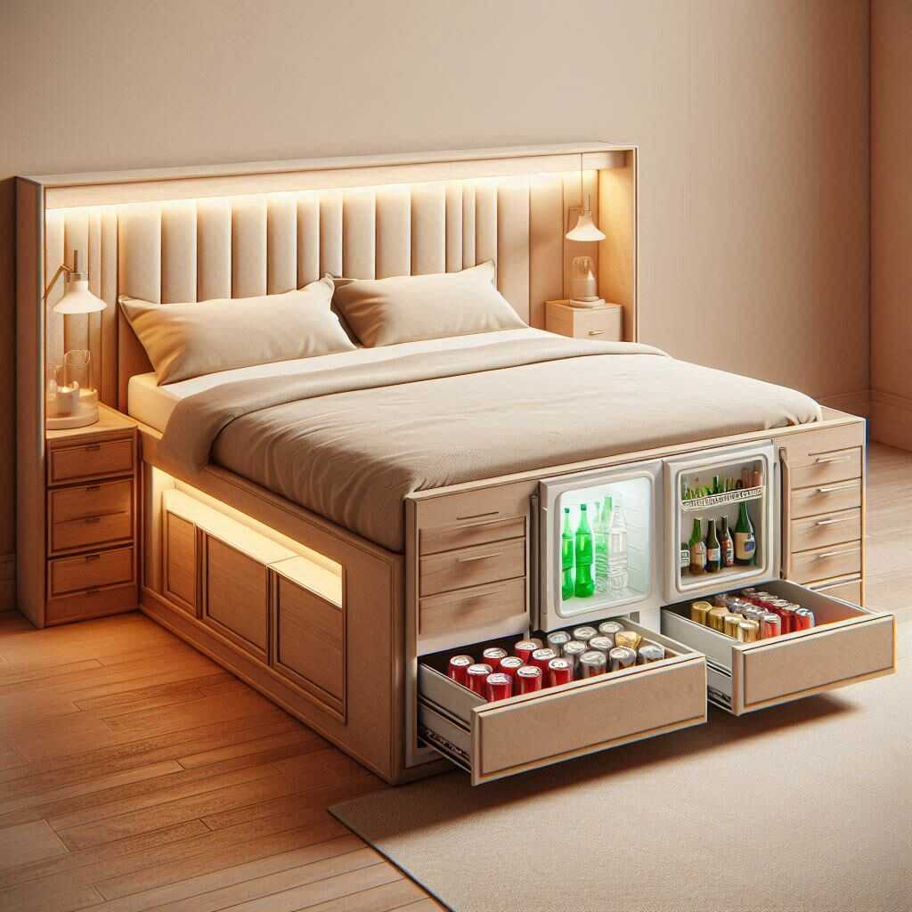 Information about the famous person Upgrade Your Bedroom with a Bed Featuring an Integrated Refrigerator: Ultimate Comfort and Convenience