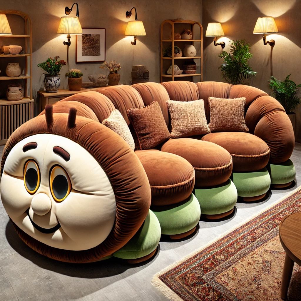 Information about the famous person Add Whimsy to Your Home with Caterpillar Shaped Sofa: Fun and Unique Seating