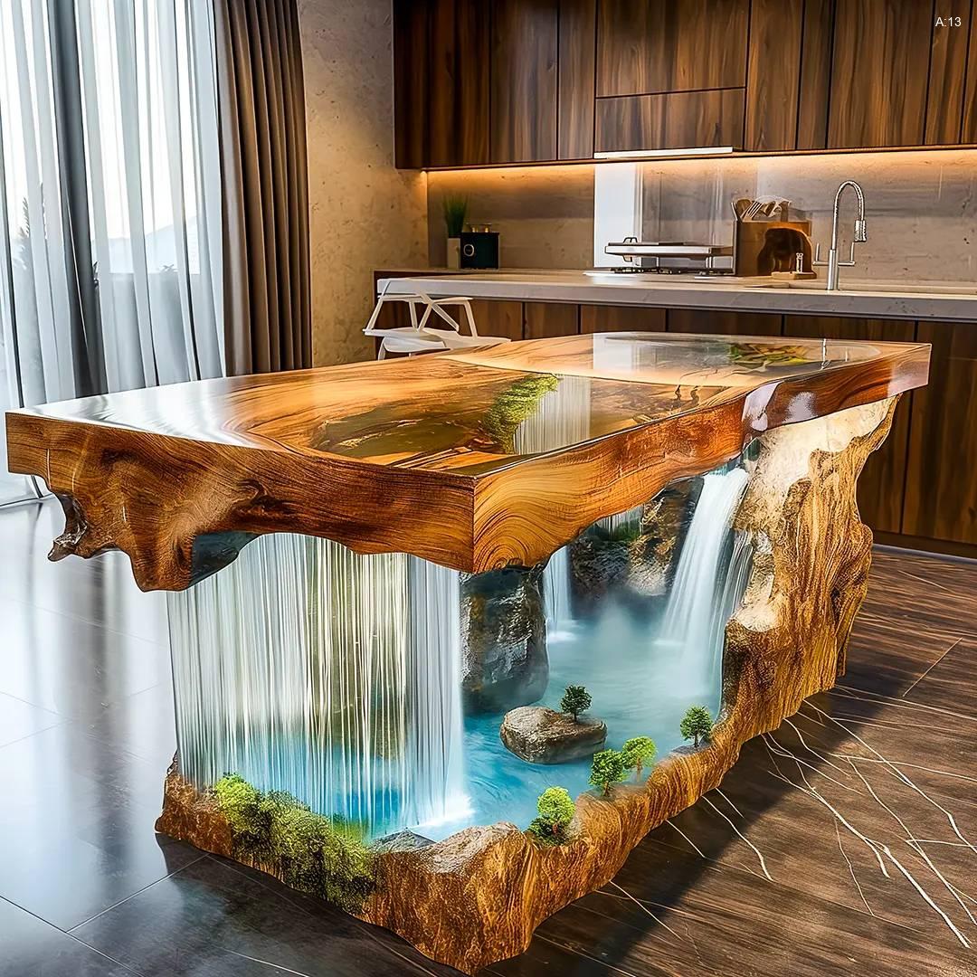 Information about the famous person Enhance Your Home with Epoxy Wood Waterfall Tables: Stunning and Unique Design