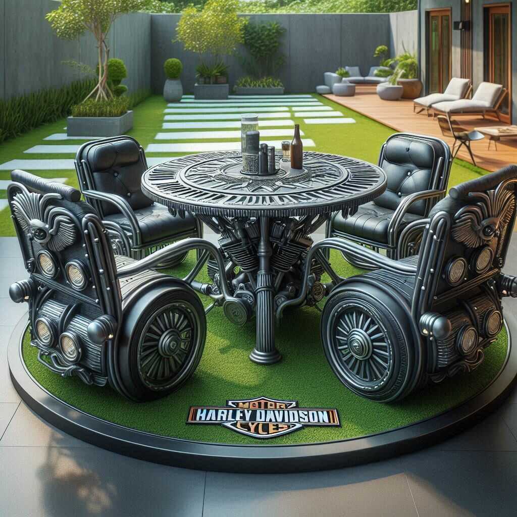 Information about the famous person Upgrade your space with the Harley Davidson Patio Set: Stylish and durable furniture