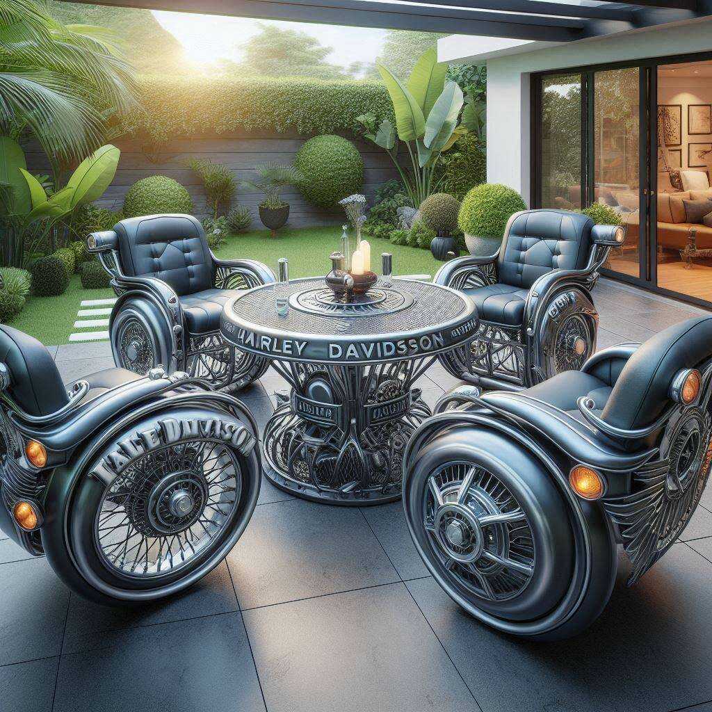 Information about the famous person Upgrade your space with the Harley Davidson Patio Set: Stylish and durable furniture