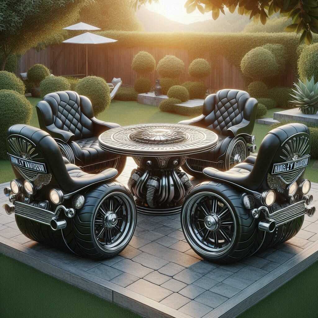 Information about the famous person Upgrade your space with the Harley Davidson Patio Set: Stylish and durable furniture