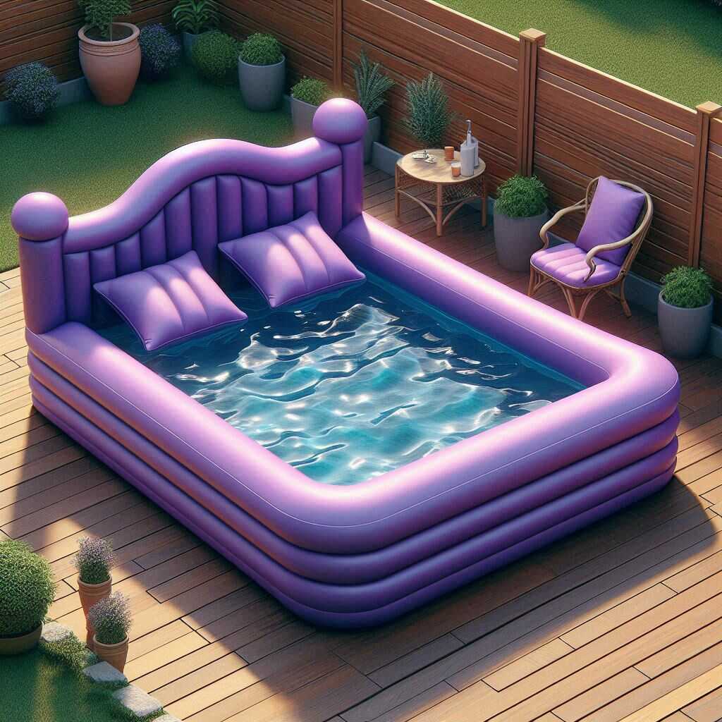 Information about the famous person Float in elegance with an inflatable pool bed: Perfect for ultimate relaxation