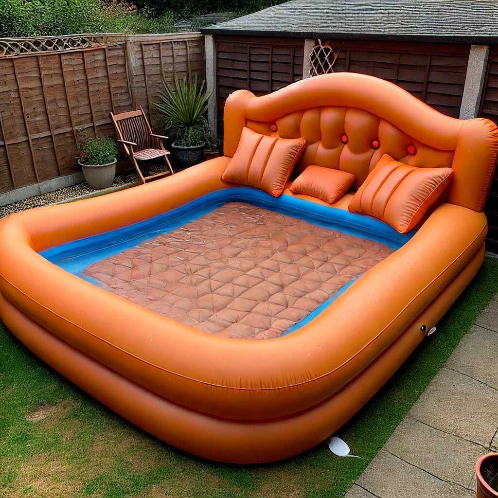 Information about the famous person Float in elegance with an inflatable pool bed: Perfect for ultimate relaxation