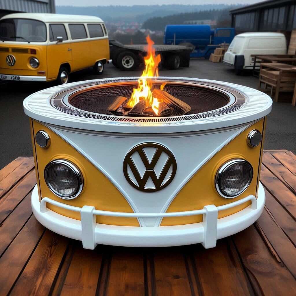 Information about the famous person Add Retro Flair to Your Outdoor Space with Volkswagen Bus Shaped Fire Pits