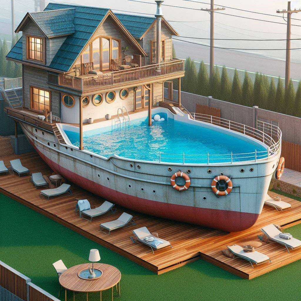 Information about the famous person Make a Splash with a Ship-Shaped Swimming Pool: Nautical Fun for Your Backyard