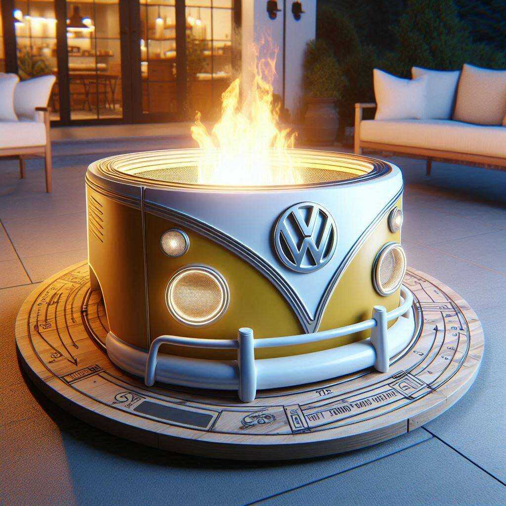 Information about the famous person Add Retro Flair to Your Outdoor Space with Volkswagen Bus Shaped Fire Pits