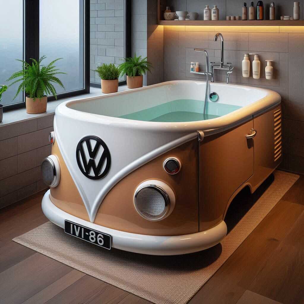 Information about the famous person Transform Your Bathroom with a Volkswagen Bus Shaped Bathtub: Retro Charm Meets Modern Luxury