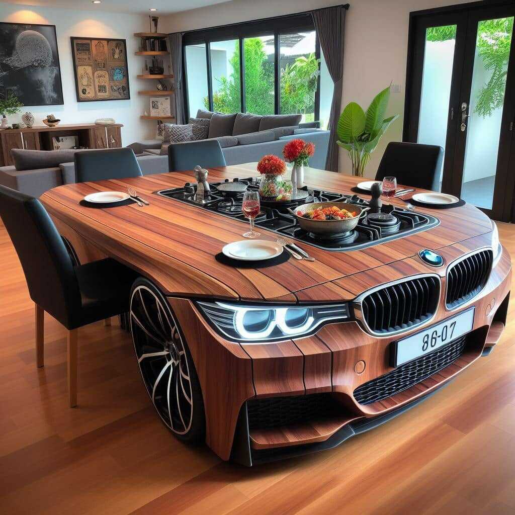 Information about the famous person Elevate Your Dining Experience with a BMW Car Shaped Dining Table: Luxury Meets Function