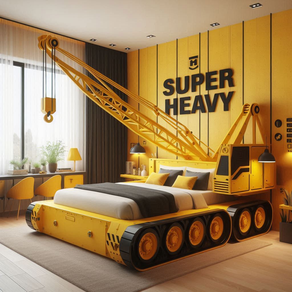 Information about the famous person Transform Your Child's Room with Heavy Equipment Kids Beds: Fun and Functional Design